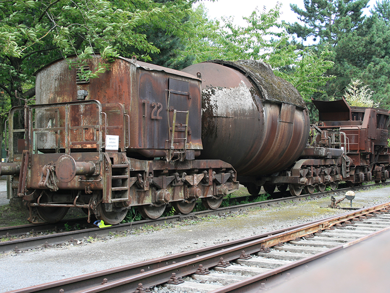 Rusty steam train